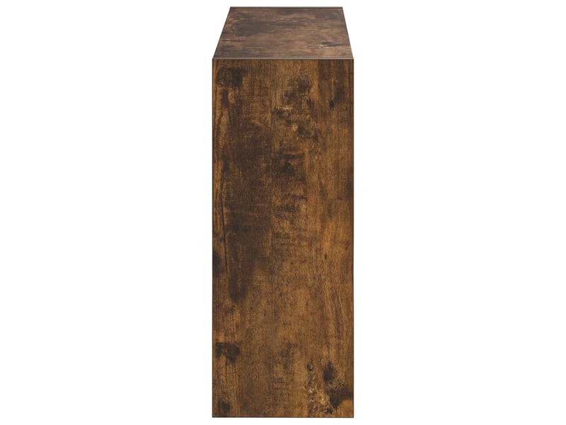 Meuble à chaussures mural, armoire à chaussures zwolle 71x17x43 cm chêne fumé  - Conforama E