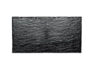Générique - 10 assiettes ardoise pvc 30x15.8cm
