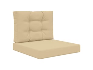 Coussin de canapé d'extérieur, coussin de chaise polyester beige 60 x 60 cm cf54020