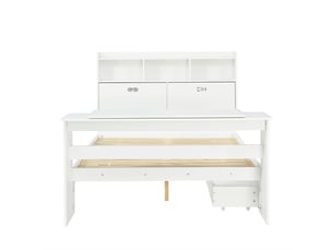 Lit combiné 140x200 cm SOGEU   coloris blanc