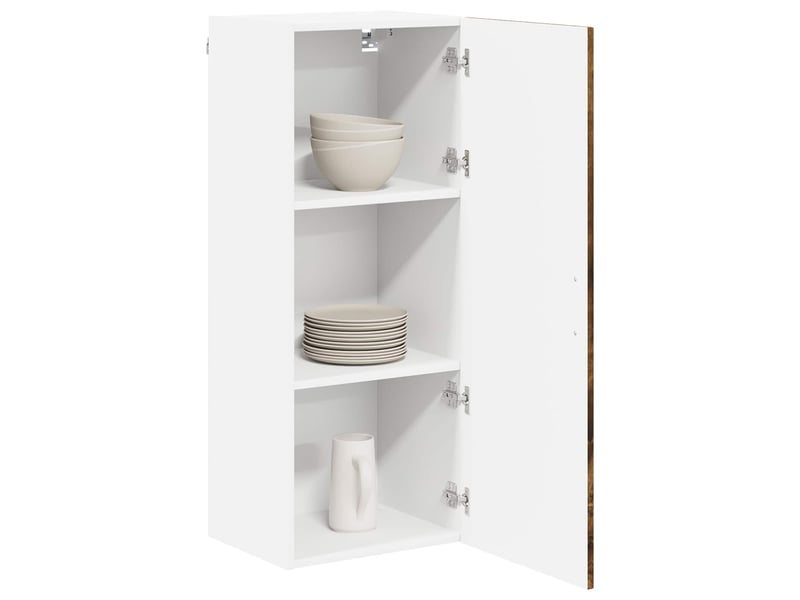 Meuble mural de cuisine | armoire de cuisine chêne fumé 40x31x100cm shl6523 - Conforama C