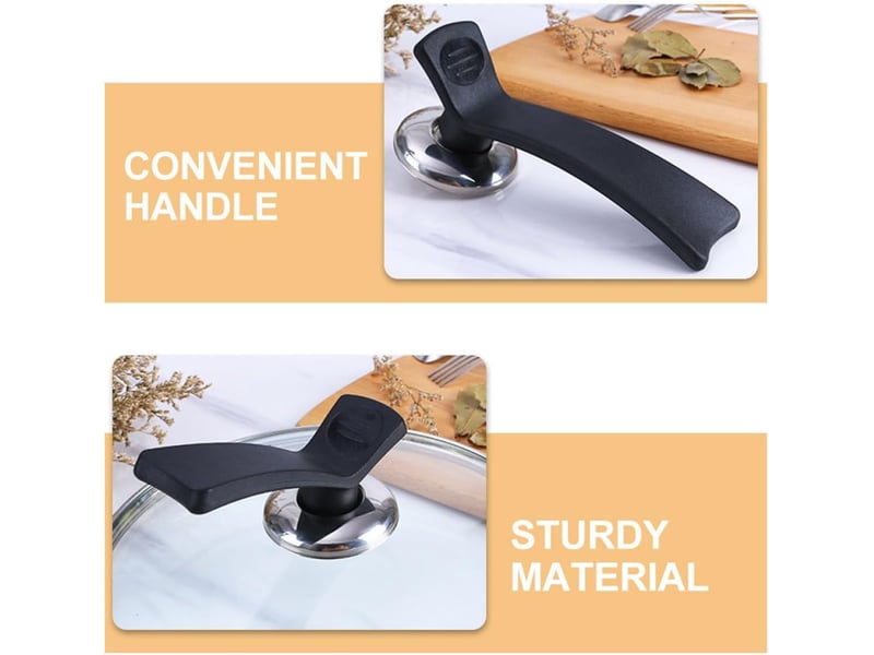  Poignée à compatible trous de 0,5 taille cm de accessoire 1 couvercle 7 formes debout grosse pratique remplacement de casserole none - Conforama D