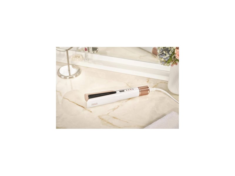  Seche cheveux lissant shi 9100rs mode wet dry display numerique blanc cuivre SEN8590669389780 - Conforama E