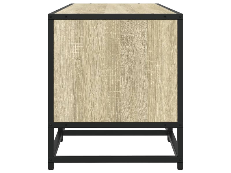  Meuble tv - banc tv - meuble de rangement chêne sonoma 240x35x41 cm bois d'ingénierie  - Conforama E