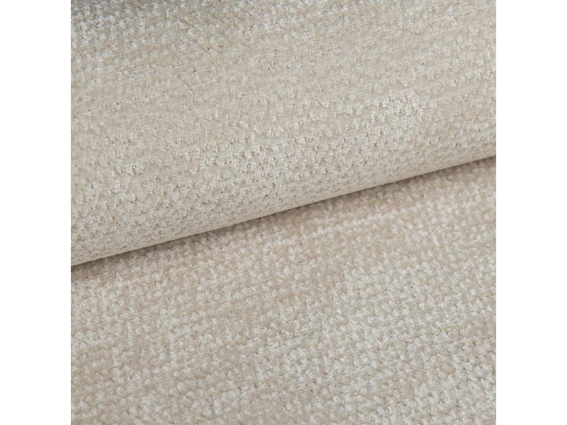  Canapé d'angle tisi, tissu chenille crème  - Conforama D