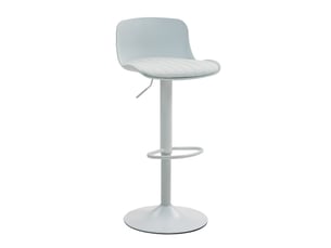 tabouret de bar assise réglable en hauteur  PANGIVO W3750P450886 - blanc