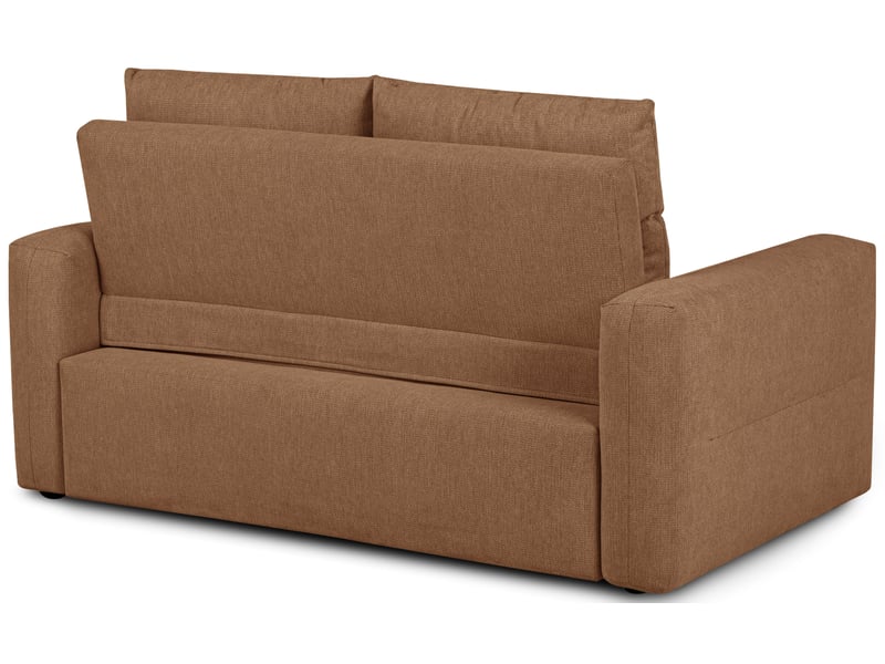  Canape droit convertible orange 2 places  - Conforama E