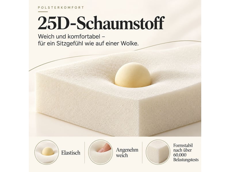  Lot de chaises 4 pièces style moderne chaise repas structure en métal assise confortable tissu respirant en chenille coloris taupe  - Conforama E