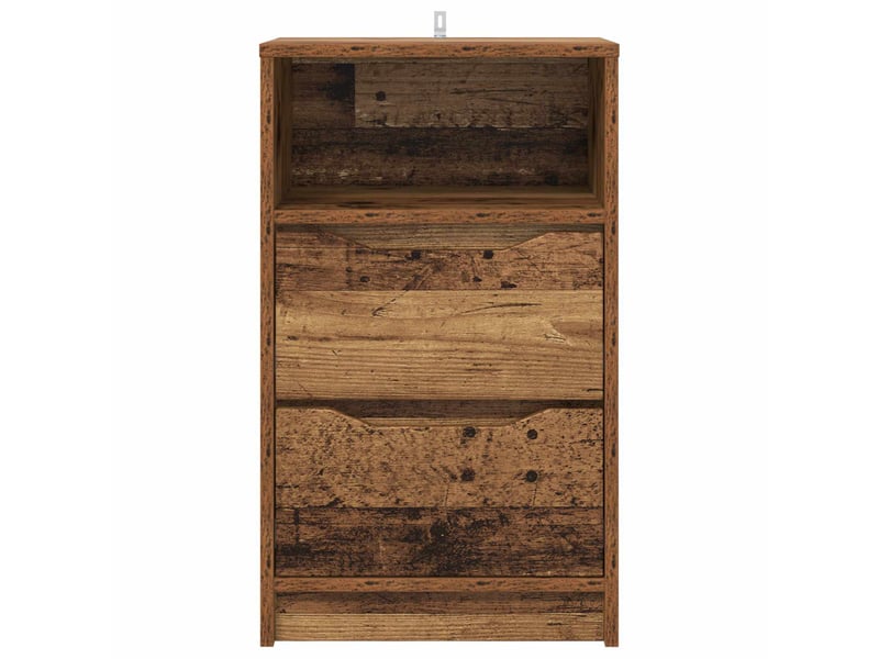  Table de chevet - cabinet de chevet - table de nuit bois ancien 40 x 30 x 467 cm bois d'ingénierie  - Conforama E
