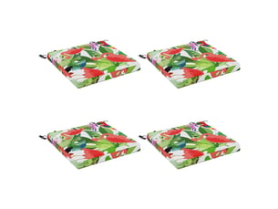 Lot de 4 coussins de siège, coussins d'assise soest 100 % polyester cf60204