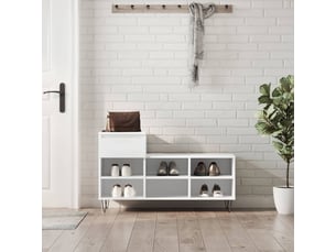 Meuble à chaussures 3 paire(s)  <strong></strong>  <strong></strong> coloris blanc