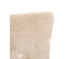 Coussin de noël cocooning en fourrure 50 x 30 cm