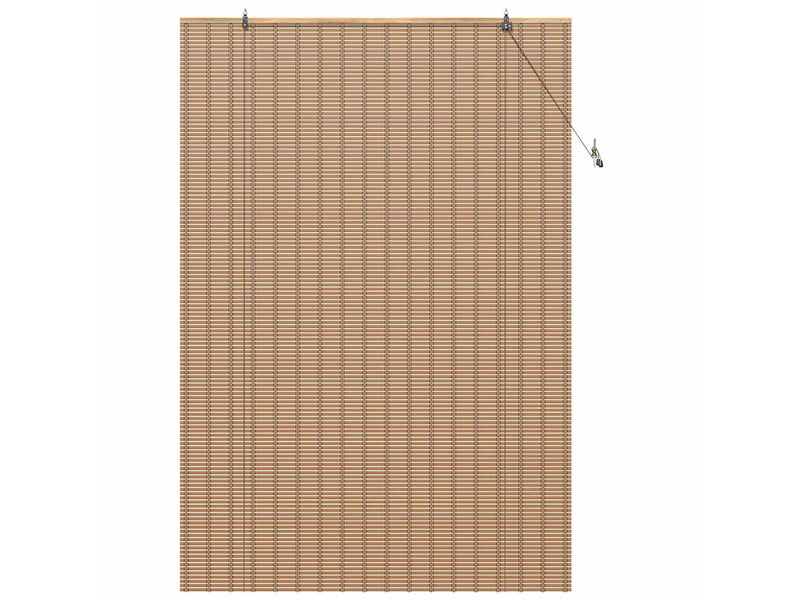  Store enrouleur - rideau enrouleur nature 150 x 220 cm bambou  - Conforama E