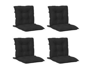 Ensemble de coussins pour chaise à dossier bas 4 pc polyester cf60913