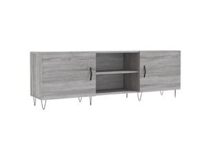 Meuble tv coloris gris 150 cm <strong></strong>  <strong></strong>