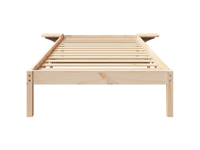  Lit simple- lit adulte -  cadre de lit naturel 80 x 200 cm pin massif  - Conforama D