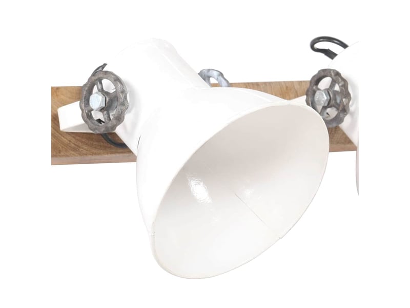  Lampe murale, applique murale industrielle blanc 45x25 cm e27  - Conforama D