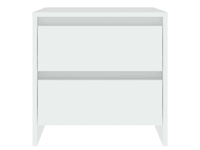  Table de chevet - cabinet de chevet - table de nuit blanc 45x34,5x44,5 cm bois d’ingénierie  - Conforama B