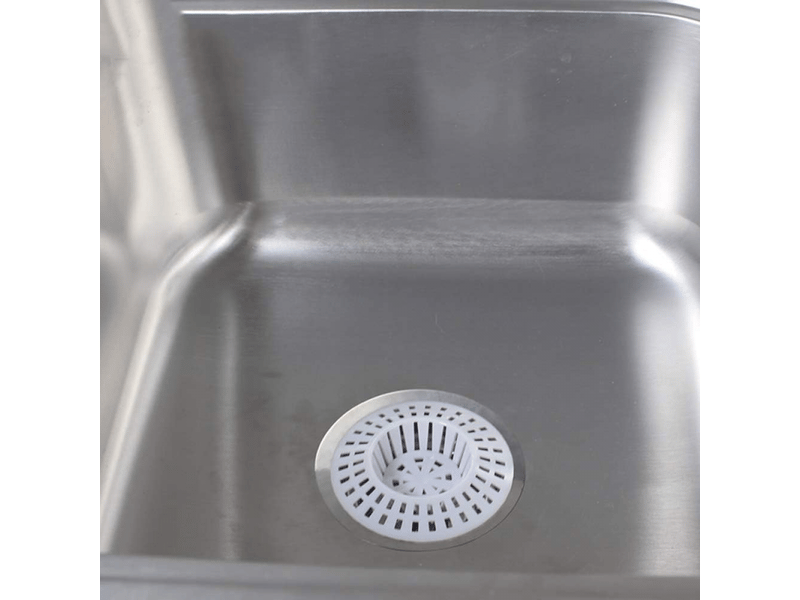 Jeu de 2 filtres d'évier de cuisine en plastique pour salle de bain - 7 cm - blanc - économique et durable - Conforama B