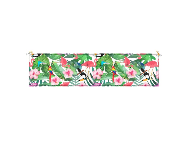  Coussin de banc de jardin, coussin d'assise multicolore 200x50x3 cm tissu cf52768  - Conforama D