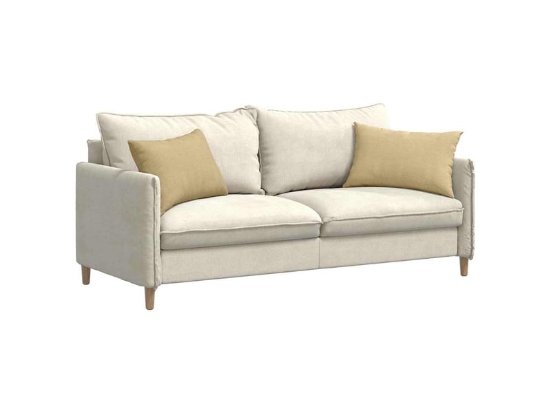 Lot de 2 coussins de canapé, coussins décoratifs vert gris 60 x 40 cm cf59204  - Conforama C