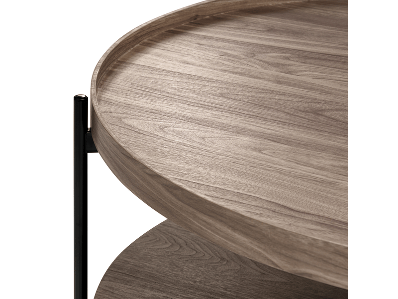 Table basse lander marron foncé  - Conforama D