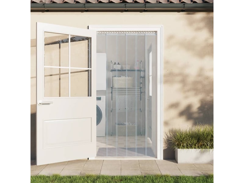 Rideau de porte transparent 200 mmx1,6 mm 50 m pvc cf43629 - Conforama B