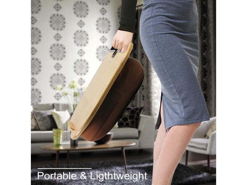  Coussin ordinateur portable jusqu'à 14 avec bande antidérapant et fente  - Conforama E