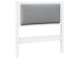 Tete de lit A poser largeur 8 cm blanc