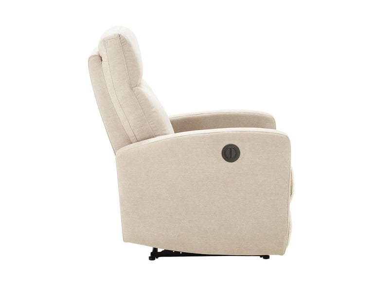  Fauteuil relax électrique tissu waterproof ivoire - merial MERIAL - Conforama D