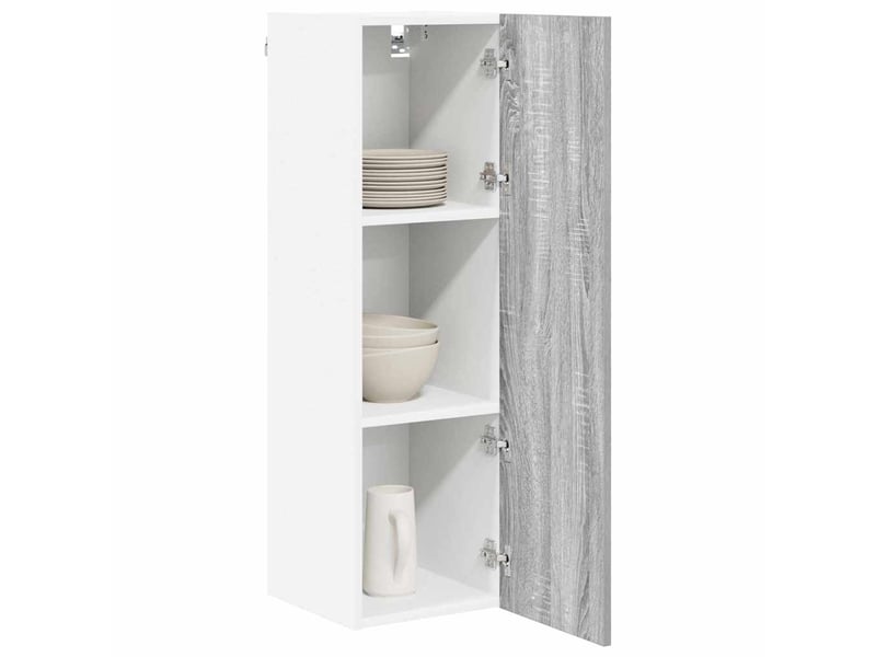 Meuble de rangement, armoire suspendue gris sonoma 30x31x100cm - Conforama C