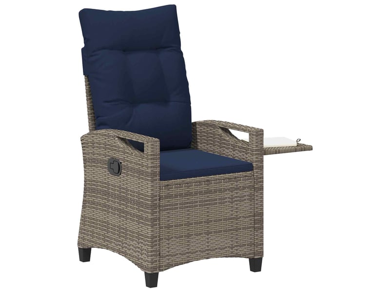  Chaise de jardi, chaise d'extérieur inclinable 56 x 60 x 112 cm acier cf30204  - Conforama C