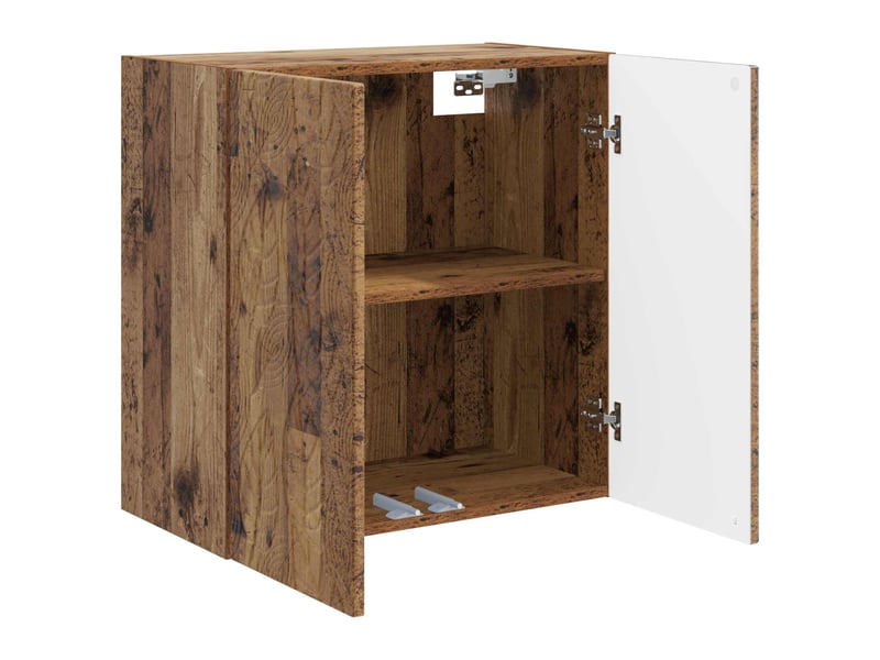  Armoire murale salon, meuble de rangement 59x31x60cm bois d'ingénierie bois ancien shl7764  - Conforama C