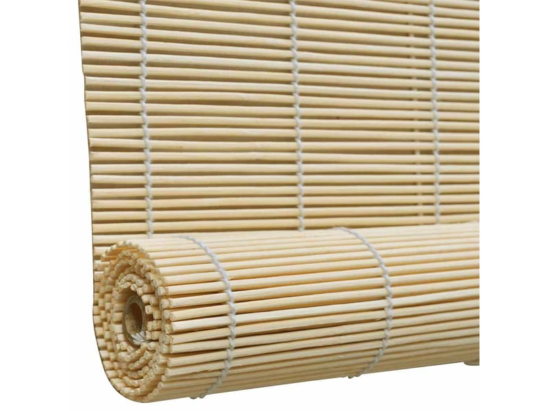  Store enrouleur, store roulant en bambou 140x220 cm naturel cf47439  - Conforama D