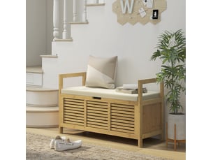 Banc  coloris naturel <strong>BEAOK</strong> <strong></strong> - 100 cm