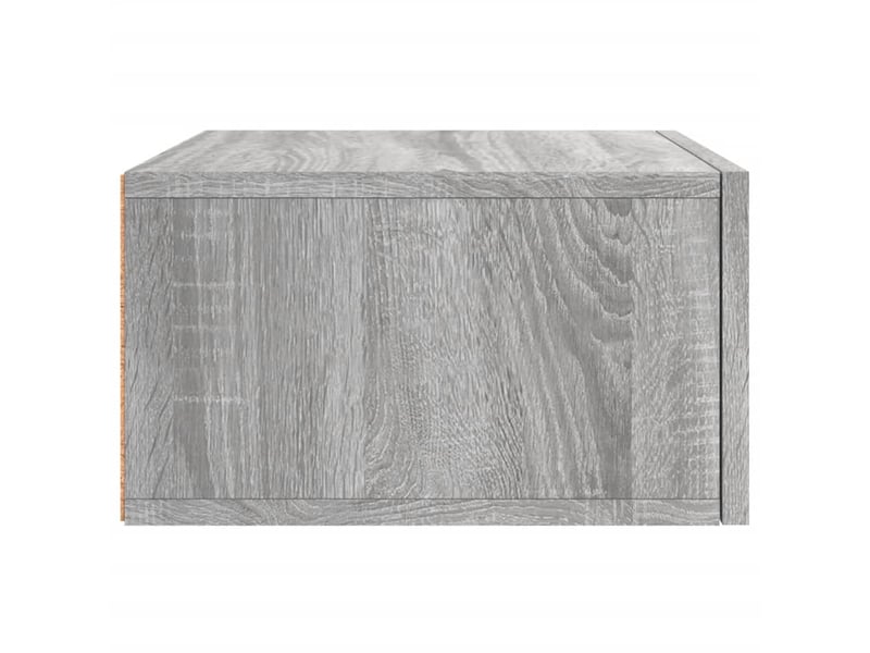  Table de chevet - cabinet de chevet - table de nuit murale sonoma gris 35x35x20 cm  - Conforama E