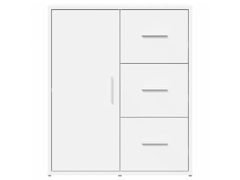  Buffets 2 pcs - bahut - meuble de rangement blanc 60x31x70 cm bois d'ingénierie  - Conforama E