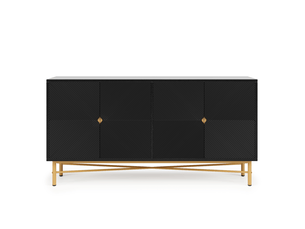 Etagère 160 cm coloris noir OXEZA 