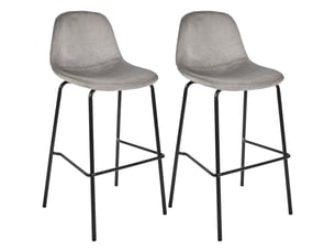 tabouret de bar  <strong>THE HOME DECO FACTORY</strong>  - gris
