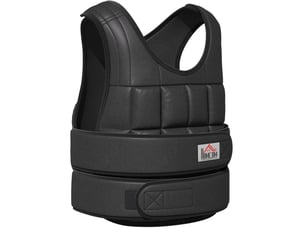 Veste lestée 60x50 cm réglable 30 kg métal noir