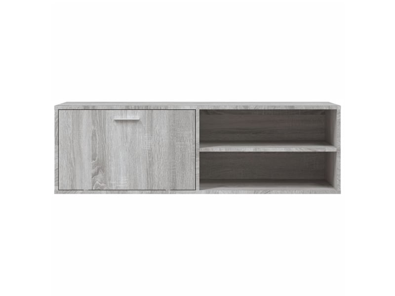  Meuble tv - banc tv - meuble de rangement sonoma gris 120x34x37 cm bois d'ingénierie  - Conforama D