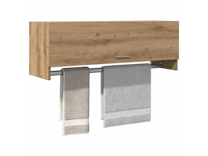  Garde-robe chambre, armoire de rangement chêne artisanal 100x32,5x35 cm bois d'ingénierie  - Conforama C