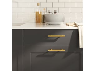 Poignées d'armoire, 20 unités, dorées, acier inoxydable cfe1163264