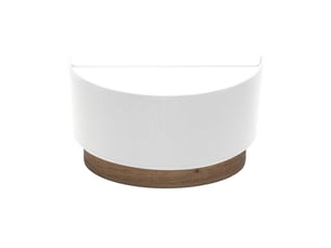 Applique murale fabrilamp tatiana blanc bois foncé 1 x e27 17x30x15 cm