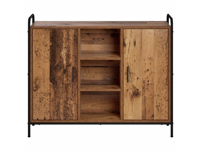  Buffet salon, buffet de rangement bois ancien 97x33x81 cm bois d'ingénierie shl56670  - Conforama D