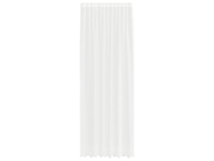Rideau en dentelle, rideau ajouré, voilage blanc 260 x 150 cm polyester cf43763
