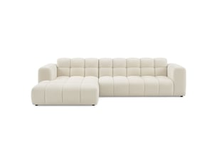 Selsey boloon - canapé d'angle - 300 cm - velours crème
