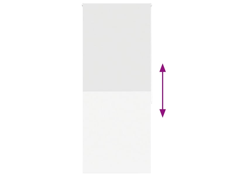  Store enrouleur de douche, store à rouleau 110x240 cm largeur du tissu 106 cm cf44975  - Conforama E