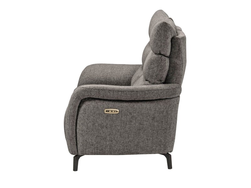  Canapé 2p relax électrique tissu gris - varenne VARENNE - Conforama D