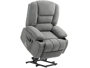 Fauteuil relax électrique WISHDOR Coton / Polyester gris